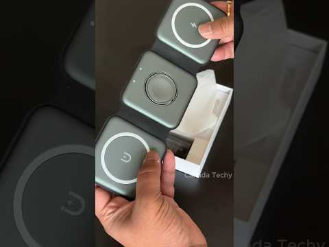 3-in-1 Travel wireless charger for your Apple Products #asmr #apple