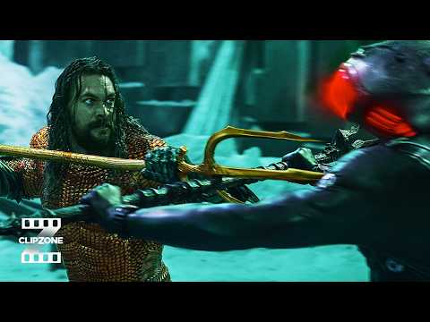 Aquaman and the Lost Kingdom | Aquaman vs. Black Manta | ClipZone: Heroes & Villains