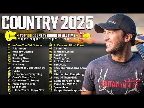 Country Songs 2025 - Morgan Wallen, Luke Bryan, Luke Combs, Chris Stapleton, Jason Aldean,