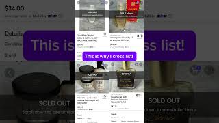 Cross listing equals more eyes on your items!! #ebay #reseller #ebaysales #ebaybolo #mercari