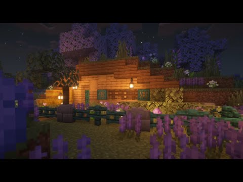 Minecraft Lavender Den Ambience | C418 Music 1 hour