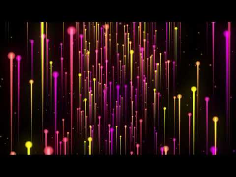 Free Looping Background - Rising Colorful Glowing Lines Motion Graphic HD