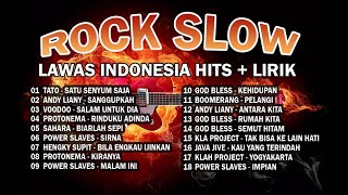 KOMPILASI LAGU TERBAIK ROCK SLOW INDONESIA 90AN + LIRIK | HENGKY SUPIT - ANDY LIANY - VOODOO