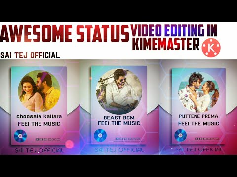 Awesome status video editing in kinemaster|#status #videoediting #editing #ravulapalem