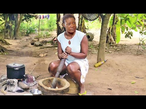 How A Poor Village Girl Met A Destiny Helper While Cooking With Her Mother Outside/African Movies