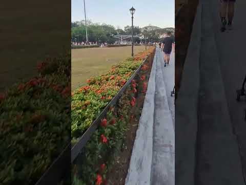 Jogging at Quezon City Circle