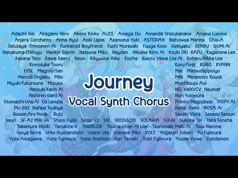 【100 VSYNTH】Journey【VOCAL SYNTH COLLAB】