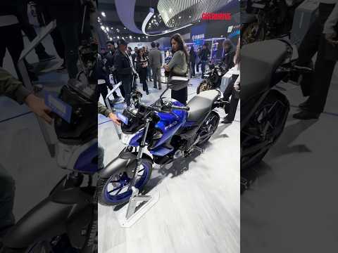 Yamaha FZ-S Hybrid revealed at Auto Expo 2025 #Yamaha #YamahaFZS