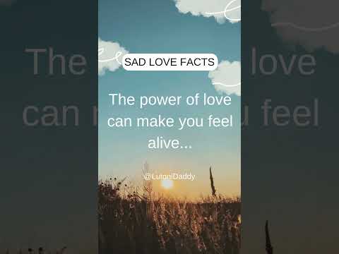 The power of love can make you feel alive.. #shorts #sadfacts