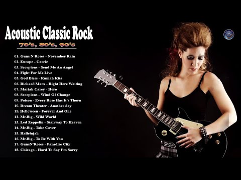 Bon Jovi, U2,  Scorpions, Whitelion,.. Guns N Roses - November Rain | Acoustic Classic Rock 80s 90s