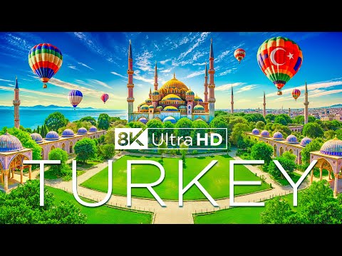 Turkey 8K UHD - Relaxing Music with Breathtaking Landscapes and Historic Wonders - 8K Video UHD