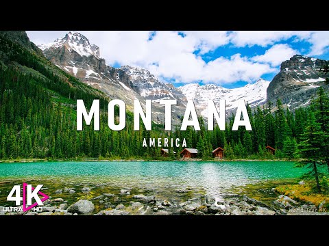 Montana 4K - Scenic Relaxation Film With Relaxing Piano Music - 4K Video UHD