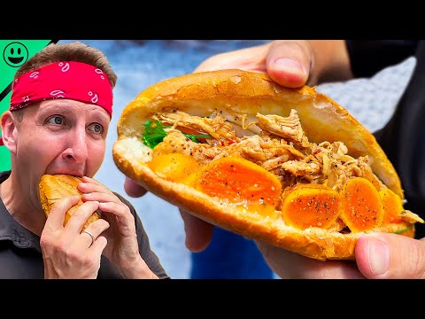 Unlaid Chicken Eggs?? Vietnam’s Extreme Banh Mi Sandwiches!!