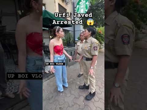 Urfi Javed Arrested 😱 Omg #urfijaved #shorts #mumbaipolice