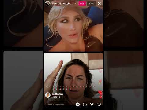 este haim and kesha on instagram live 06/08/23