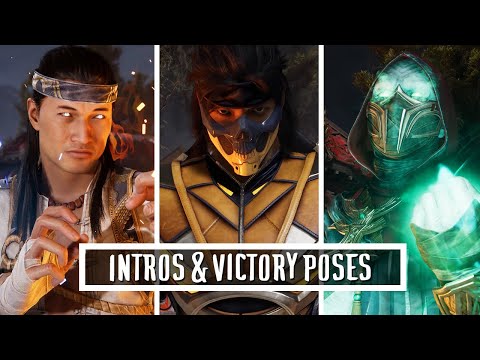 Mortal Kombat 1 – All Main Charaters Intros & Victory Poses - 4k 60FPS Mode