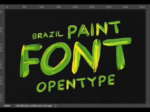 Brazil Paint Font