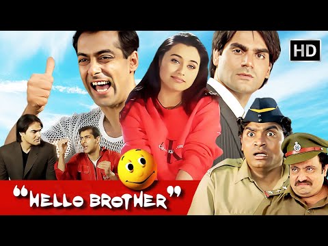 Hello Brother (1999) Full Movie in HD | Salman Khan, Arbaaz, Rani & Johnny Lever | Action Comedy