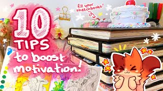 ✩ 10 art tips to stay motivated & inspired ✩