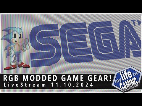 Game Gear Games on an RGB Modded Game Gear! :: LIVE STREAM