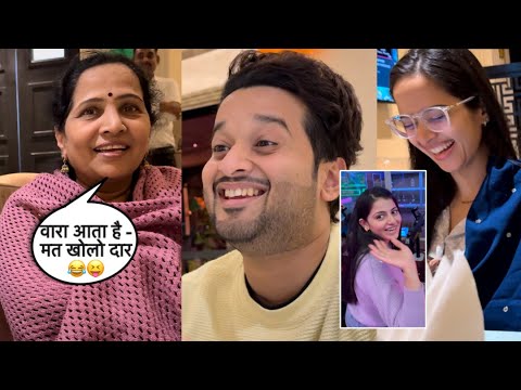 Mummy ch HINDI aika 😂 - Neha & ankita hasun hasun radnar 🤣😝 | aditya satpute vlogs