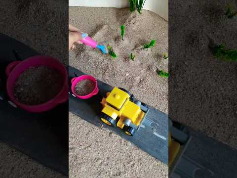 #tractor #tractorvideo #crane #toys #diy #minitractor #trolley #jcb #truck #bulldozer