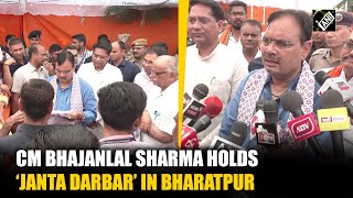 Rajasthan CM Bhajanlal Sharma holds ‘Janta Darbar’ in Bharatpur, listens to people's grievances