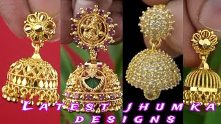 gold jhumka designs 2024