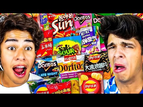 Trying EXOTIC SNACKS for the FIRST TIME!! *BAD IDEA*