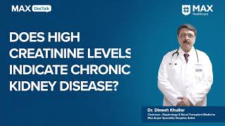 Understanding Serum Creatinine Levels│ Dr. Dinesh Khullar │ Max Hospital, Saket