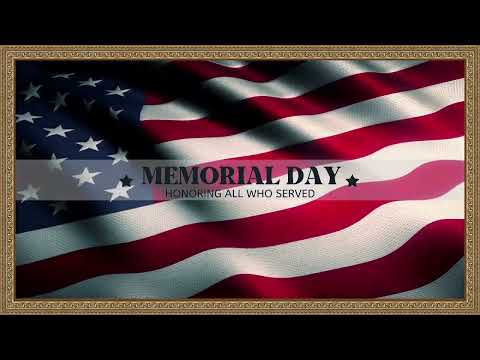 Memorial Day TV Frame Art - No Sound - With Animation | TV Wallpaper