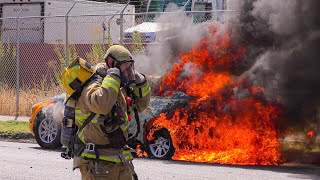 LAFD Engine 10 & Rescue 810: Mustang Fire