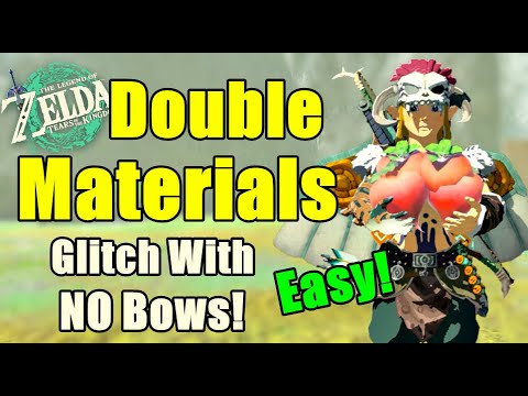 How to Duplicate Materials With NO Bows Zelda Tears of The Kingdom