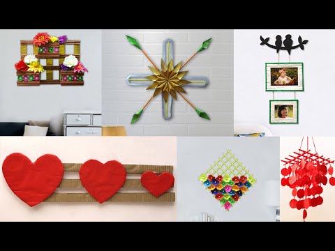 6 All Home Decor Items Making !!! DIY Homemade Craft Ideas