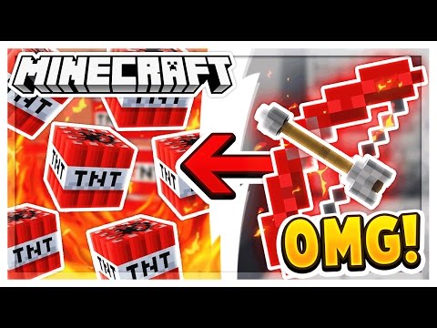 EXPLOSIVE FLAME ARROW! (MINECRAFT SKYWARS SHORTS #63)