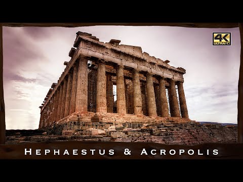 Athens, Hephaestus & Acropolis ● Greece 🇬🇷【4K】 Aerial Drone [2023]