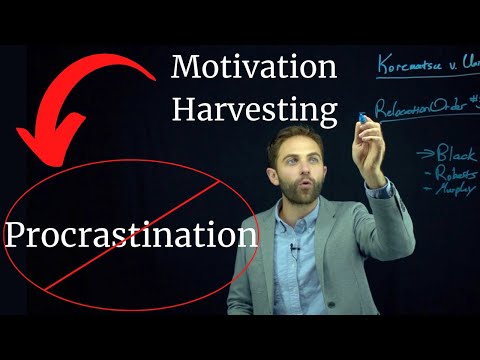 Lecture #7 - My Method for Defeating Procrastination