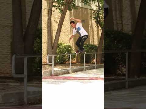 Jarrod McBay sweatstance to grabbed 180 out #rollerblading #inlineskating #shorts