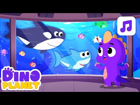 Dance song for kids | Little fish 🐟🐠🐳 | DINO Cartoon Class