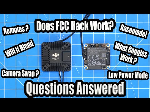 DJI O4 & O4 Pro Questions Answered - FCC Hacks - Goggles - Low Power Mode & More