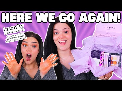 WHY DO I KEEP DOING THIS!? | Tarte Make Your Own Kit Unboxing & Try On!