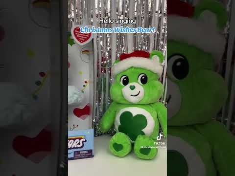 Introducing the christmas bear gift opening in tiktok #carebears #giftopening #tiktok