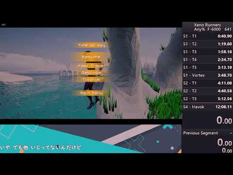 RTA F-6000 Any% 12:08.11【XenoRunners】