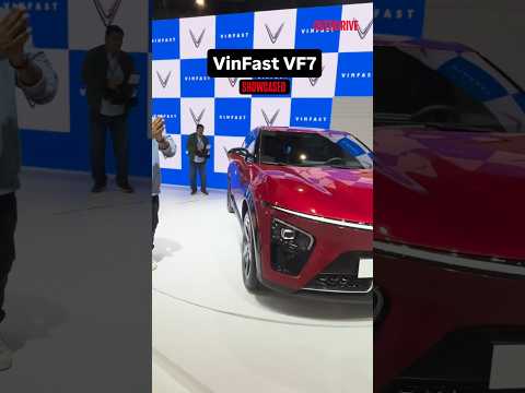 VinFast VF7 showcased at Bharat Mobility Expo 2025 #Overdrive | #shorts