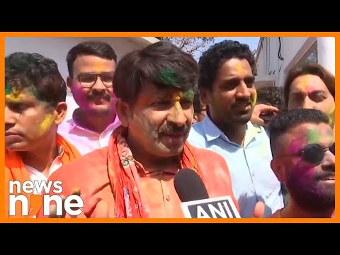 BJP MP Manoj Tiwari Extend Greetings on Holi | News9