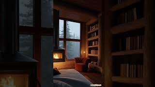 #relax #cabinambience #fireplace #rainsounds #cozycabinambience #cabinrainsounds #peace #rain