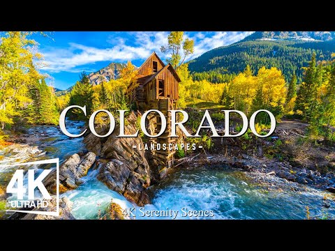 4K Colorado Autumn - The Golden Aspen Forests, Majestic Mountains of Fall in the Rockies