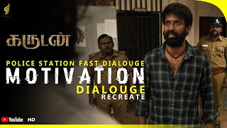 Garudan - Fast Dialouge in Police Station | Soori | Dialouge Recreate | Cuts of Solo Eagle