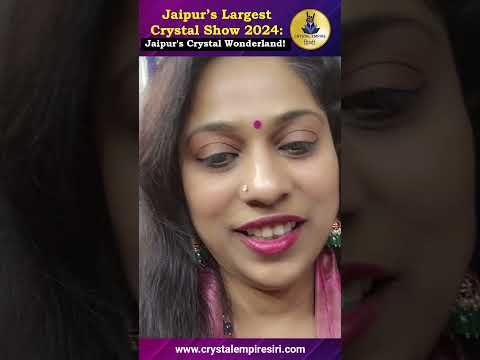 Jaipur's Largest Crystal Show 2024 : Jaipur's Crystal Wonderland #shorts #viralshort