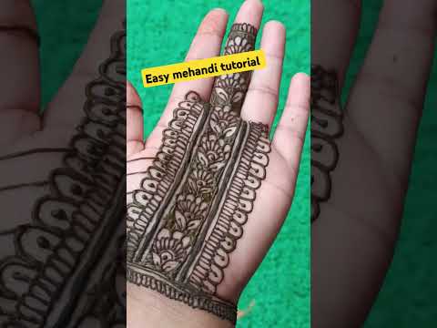 easy mehandi tutorial 👍।।Meha di